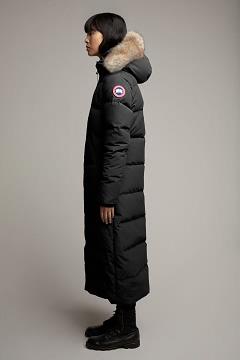 Chamarras Canada Goose Mujer Outlet - Mystique Abrigos Negros ON3250781